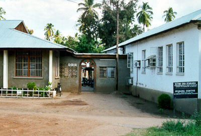 Eingang zum Ifakara Centre IHRDC